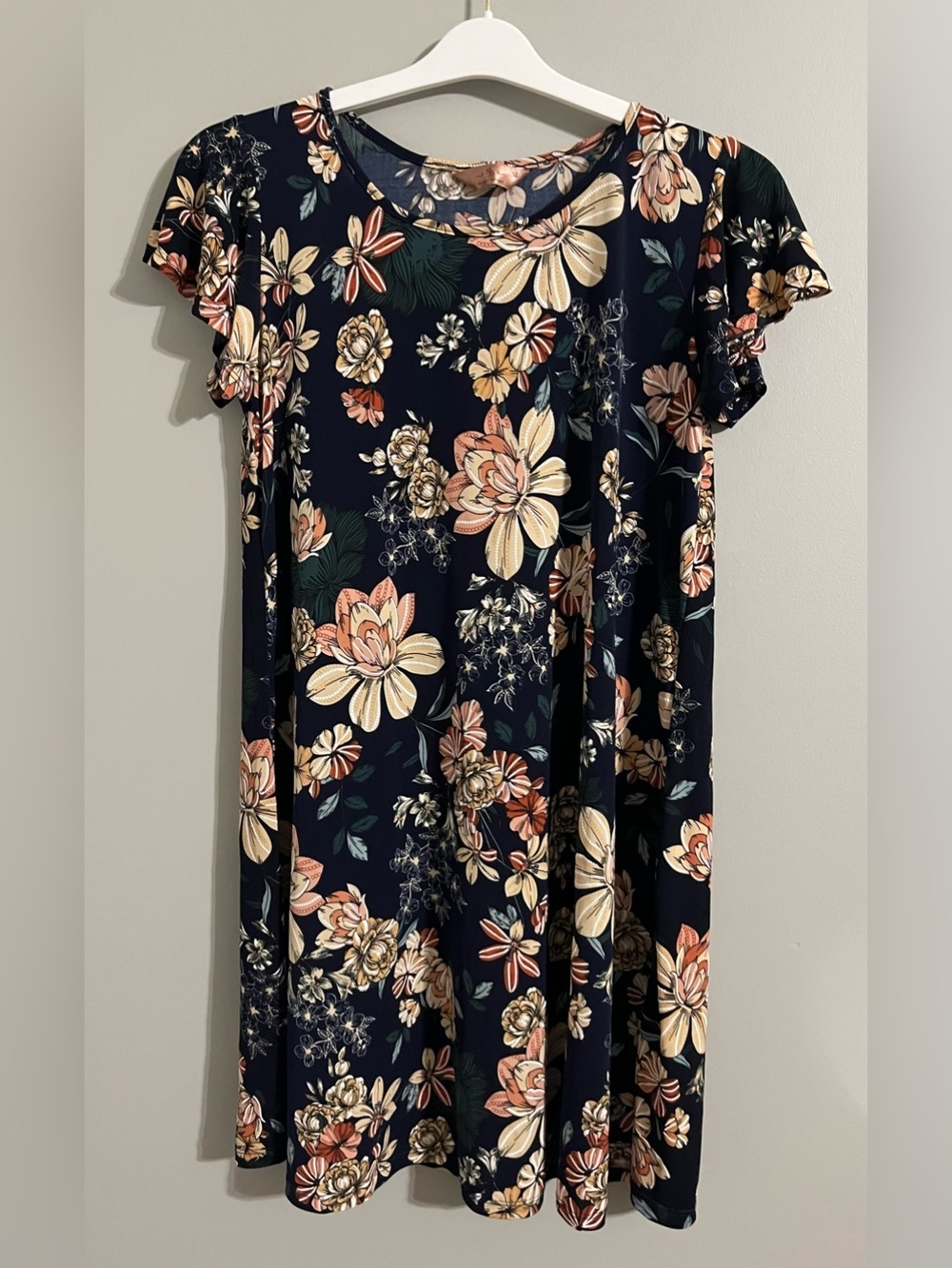 SJS  Floral Swing Dress